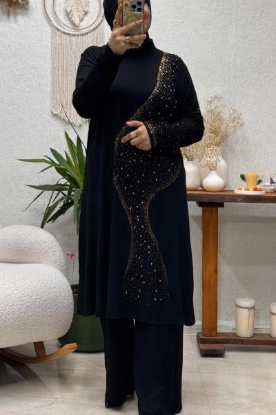 ZEYNO TAŞLI TAKIM Gold